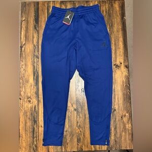 NWT Jordan ThermaFit Sweat Pants Zipper Closures Basketball Athletic-Wear